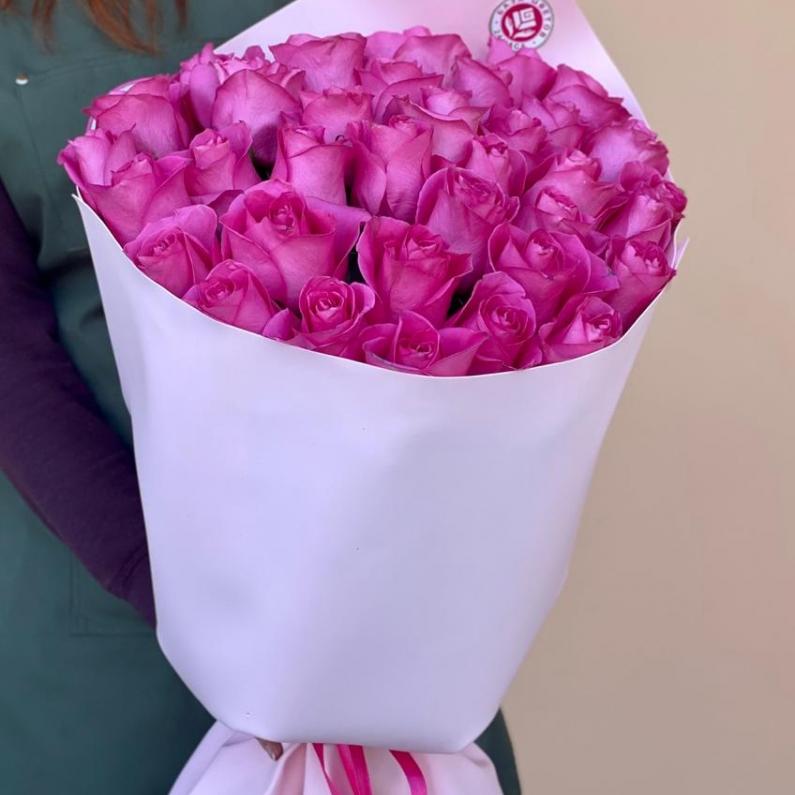 Букеты из розовых роз 70 см (Эквадор) код товара  179608