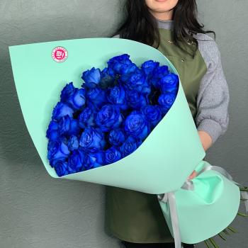 Букеты из синих роз (Эквадор) (articul  180550)