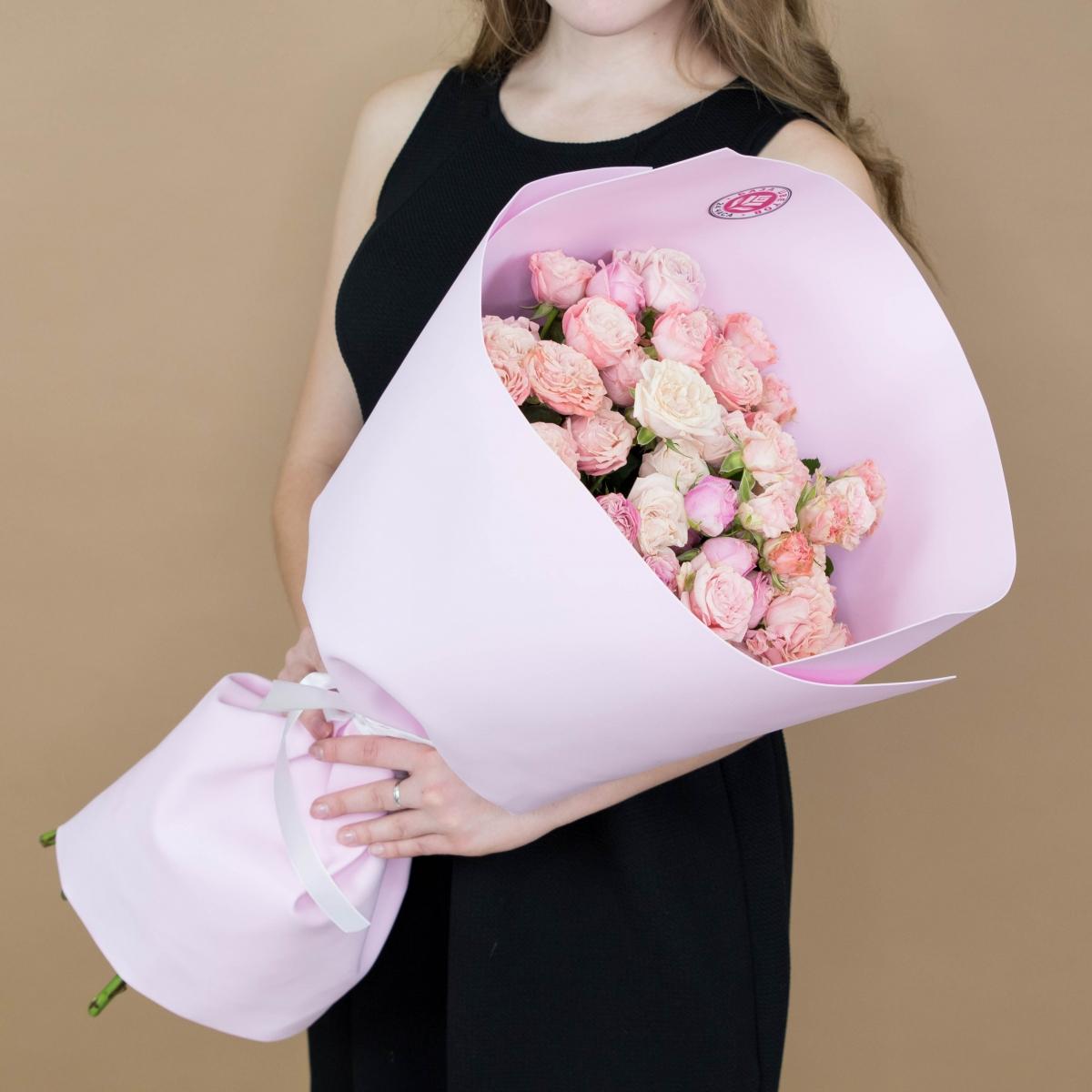 Розы кустовые розовые Артикул  4553