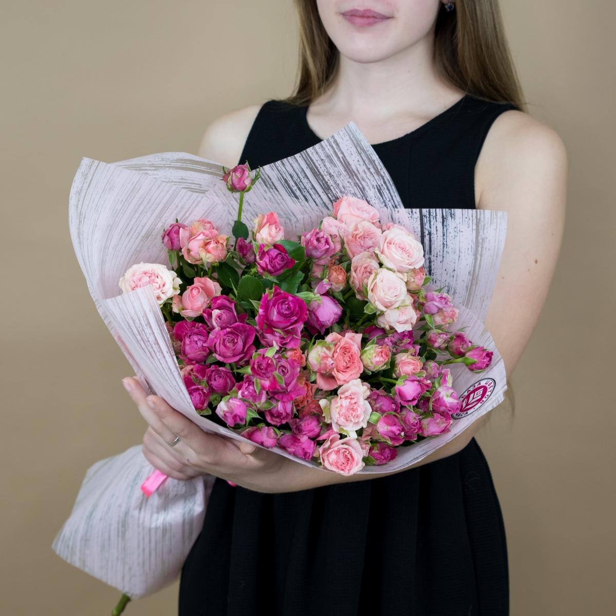 Розы кустовые розовые Артикул  4553