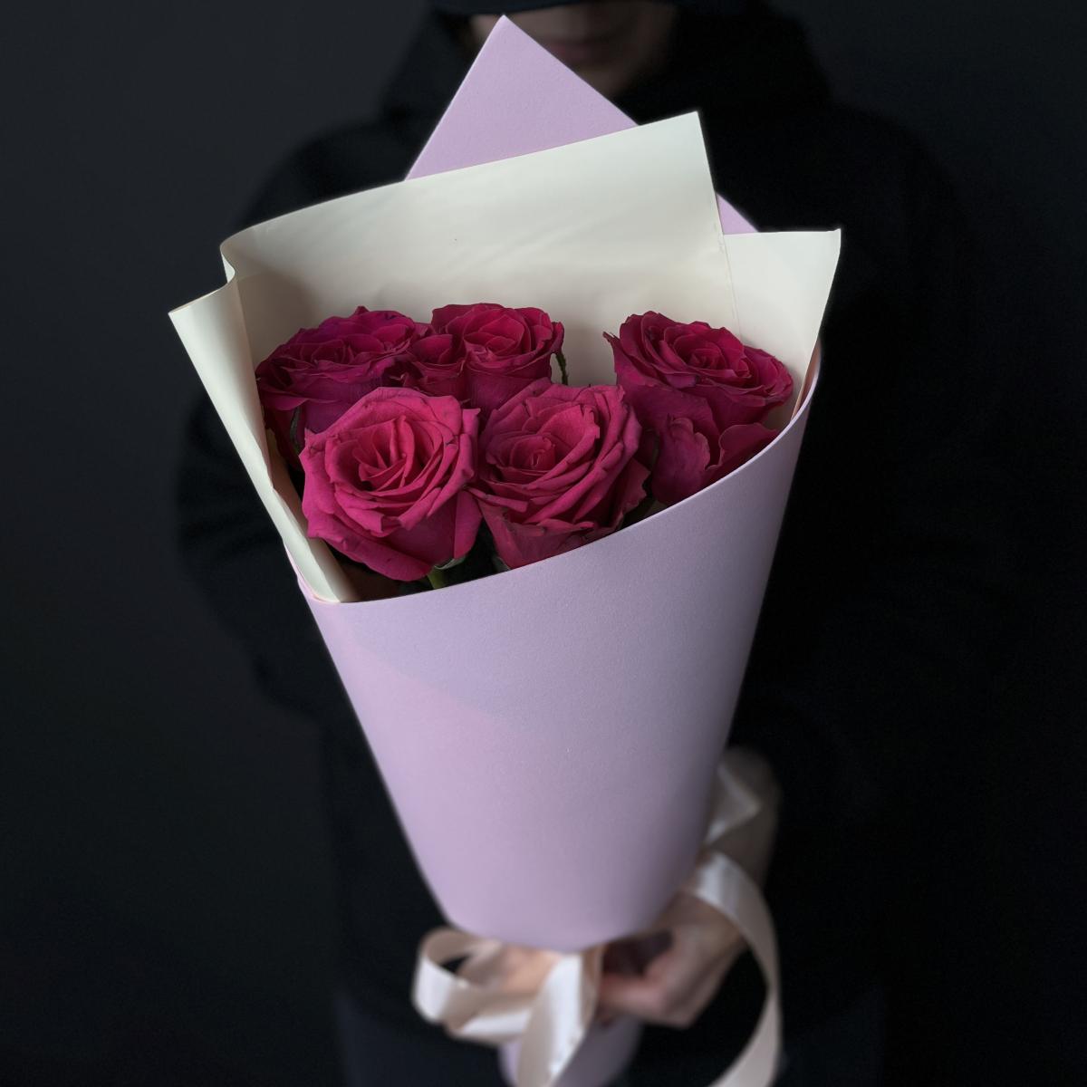 Букеты из розовых роз 40 см (Эквадор) articul  85094