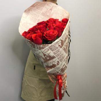 Красные розы 15 шт 60см (Эквадор) (articul  115238)